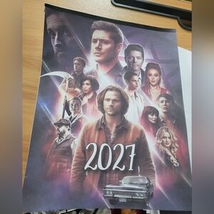 💀NEW 💀 Supernatural 2027 Calendar - Multicolor
